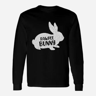 Pawpee Bunny Cute Matching Easter Long Sleeve T-Shirt | Seseable UK