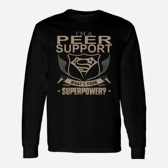 Peer Support Long Sleeve T-Shirt - Seseable
