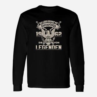 Personalisiertes Geburtsjahr Legenden Langarmshirts, Adlermotiv Design - Seseable