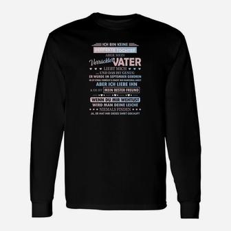 Personalisiertes Vater Langarmshirts Beste Vater Botschaft, Ideal für Vatertag - Seseable