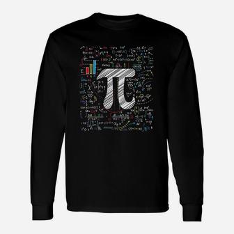 Pi Day Math Equation Math Teacher Student Geek Long Sleeve T-Shirt - Seseable