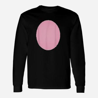 Pink Tummy Belly Easter Bunny Rabbit Furry Cosplay Costume Long Sleeve T-Shirt - Seseable