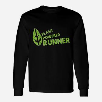 Plant Powered Runner Vegan Trail Ultra Marathon Long Sleeve T-Shirt - Seseable