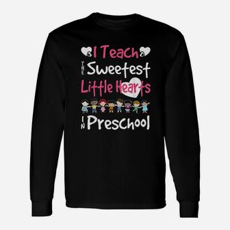 Preschool Teacher For Teachers In Love Long Sleeve T-Shirt - Seseable