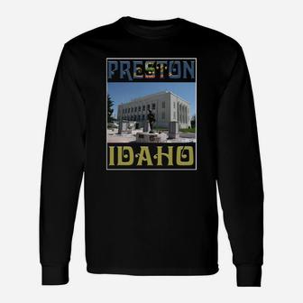 Preston-idaho Long Sleeve T-Shirt - Seseable