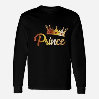 Prince For Boys Matching Royal Prince Long Sleeve T-Shirt - Seseable