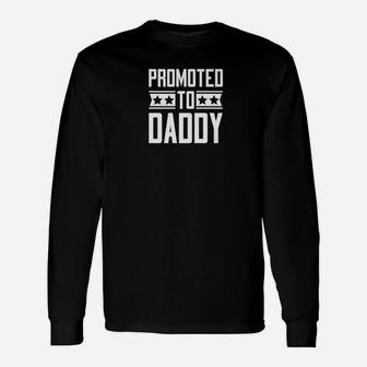 Promoted To Daddy Best Dad Christmas Long Sleeve T-Shirt - Seseable