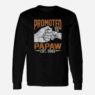 Promoted To Papaw Long Sleeve T-Shirt - Seseable