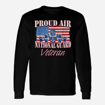 Proud Air National Guard Veteran Usa Air Force Long Sleeve T-Shirt - Seseable