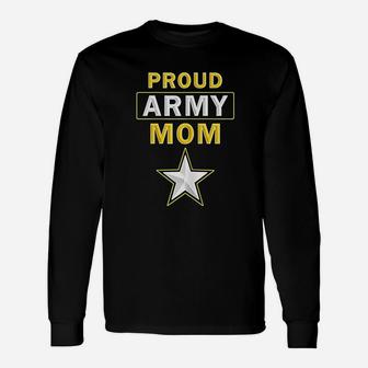 Proud Army Mom Us Army Mom Proud Long Sleeve T-Shirt - Seseable