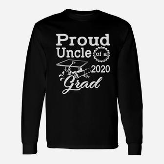 Proud Uncle Of A 2020 Graduate Matching Long Sleeve T-Shirt - Seseable