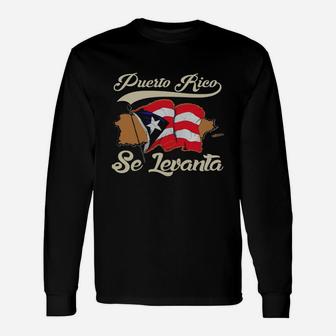 Puerto Rico Se Levanta T-shirt Boricua Pride Black Women B0764lmryc 1 Long Sleeve T-Shirt - Seseable