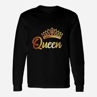 Queen For Women Matching King Princess Prince Long Sleeve T-Shirt - Seseable