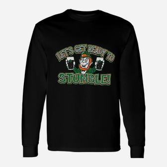 Get Ready To Stumble St Patricks Day Saint Irish Pats Long Sleeve T-Shirt - Seseable