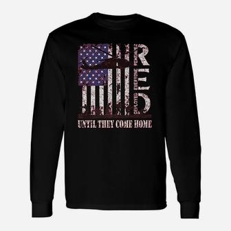 Red Friday Remember Everyone Deployed Us Flag Army Vintage Long Sleeve T-Shirt - Seseable