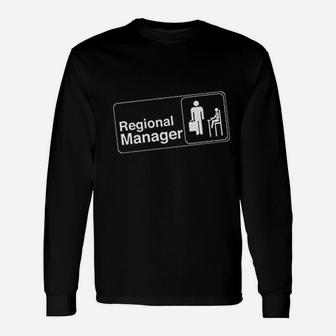 Regional Manager Assistant To The Regional Manager Long Sleeve T-Shirt - Seseable