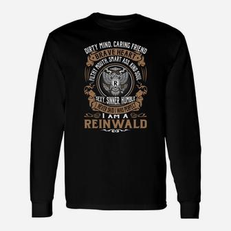 Reinwald Brave Heart Eagle Name Shirts Long Sleeve T-Shirt - Seseable