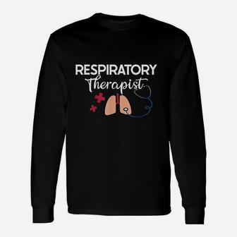 Respiratory Therapist Outfit Respiratory Long Sleeve T-Shirt - Seseable
