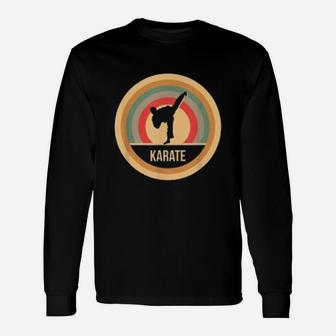 Retro Vintage Karate For Karateka Long Sleeve T-Shirt - Seseable