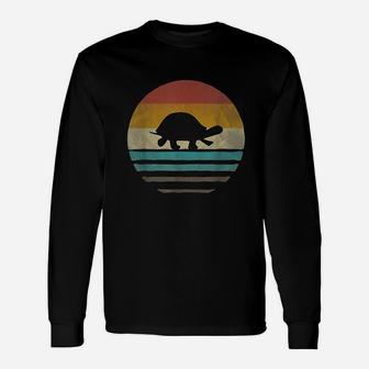 Retro Vintage Skip The Straw Save A Turtle Long Sleeve T-Shirt - Seseable