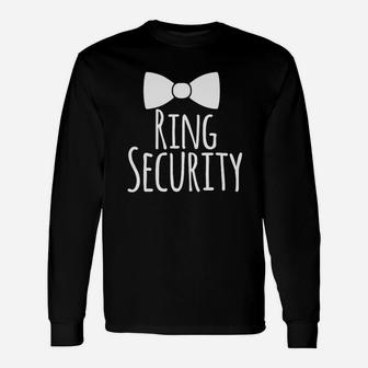 Ring Security Ring Bearer Ring Bearer Long Sleeve T-Shirt - Seseable