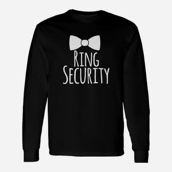 Ring Security Ring Bearer Ring Bearer Long Sleeve T-Shirt - Seseable