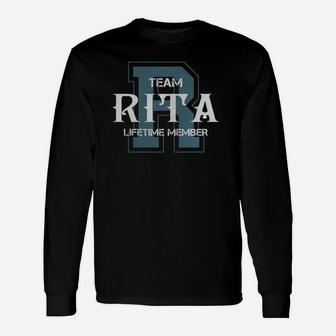 Rita Shirts Team Rita Lifetime Member Name Shirts Long Sleeve T-Shirt - Seseable