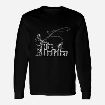 The Rodfather Fishing Fishing Rod Fishing Clothes Fish Long Sleeve T-Shirt - Seseable