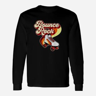 Roller Disco Bounce Rock Roller Skate Vintage 70s 80s Long Sleeve T-Shirt - Seseable
