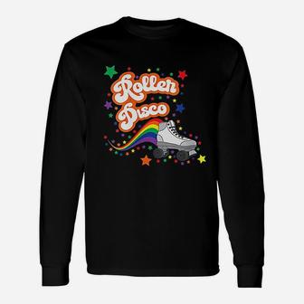 Roller Disco Cool Retro 70s And 80s Party 1970 Long Sleeve T-Shirt - Seseable