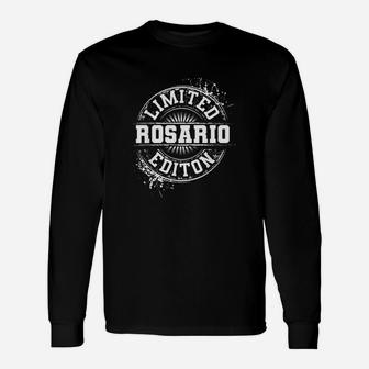 Rosario Surname Tree Birthday Reunion Idea Long Sleeve T-Shirt - Seseable
