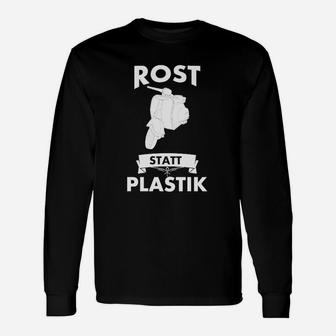 Rost Statt Plastik Vespa Langarmshirts - Seseable