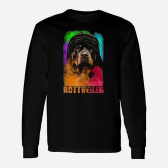 Rottweiler Dog Moms Long Sleeve T-Shirt - Seseable