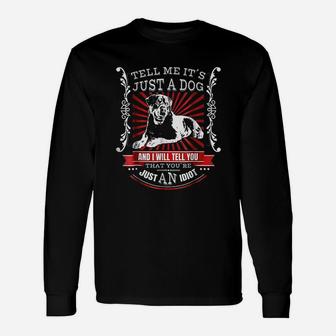 Rottweiler Fun Dog Long Sleeve T-Shirt - Seseable