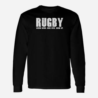Rugby For Rugby Dads On Fathers Day Rugby Premium Long Sleeve T-Shirt - Seseable