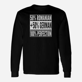 Rumänisches Deutsch Ltd Langarmshirts - Seseable