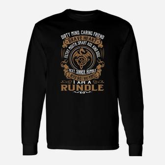 Rundle Brave Heart Dragon Name Long Sleeve T-Shirt - Seseable