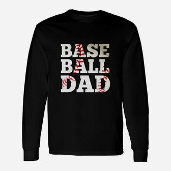 Men's Baseball Dad Graphic Shirt Long Sleeve T-Shirt - Seseable