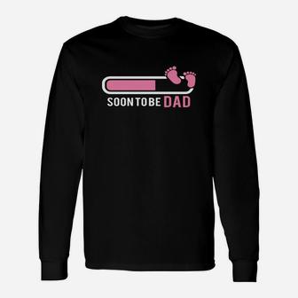 Men's Soon To Be Dad Of A Baby Girl Baby Shower T-shirt Black Men B01ncw5l33 1 Long Sleeve T-Shirt - Seseable