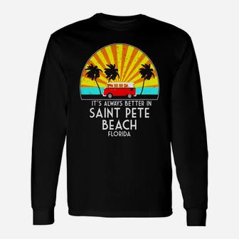 Saint Pete Beach Florida Souvenir St Pete Beach Long Sleeve T-Shirt - Seseable
