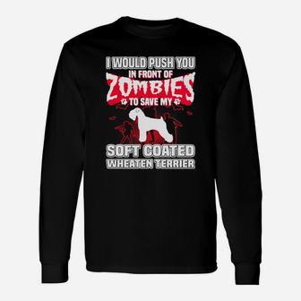 Save My Soft Coated Wheaten Terrier Tshirt Long Sleeve T-Shirt - Seseable