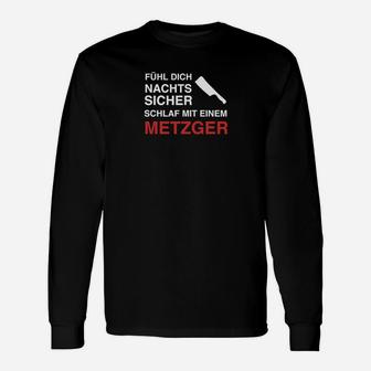 Schlaf Mit Einem Metzger Langarmshirts - Seseable