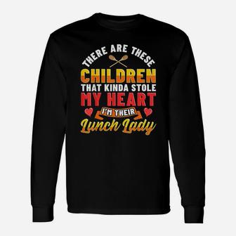 School Lunch Lady Cafeteria Worker Teacher Appreciation Long Sleeve T-Shirt - Seseable