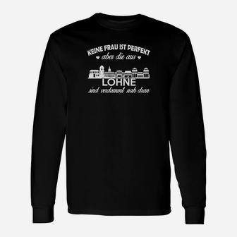 Schwarzes Camping Langarmshirts für Herren, Löhne Spruch Motiv - Seseable