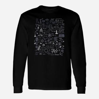 Science Physic Math Chemistry Biology Astronomy Long Sleeve T-Shirt - Seseable
