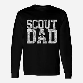 Scouting Dad Camping Father Long Sleeve T-Shirt - Seseable