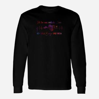 Serotonin Molekül Schwarzes Langarmshirts, Nerd Chemie Caffeine Spruch Tee - Seseable