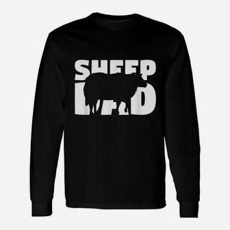 Sheep Dad Sheep Lover For Father Long Sleeve T-Shirt - Seseable
