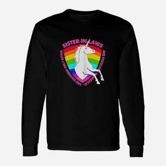 Sister In Law Unicorn For Girls And Women Adults Long Sleeve T-Shirt - Seseable