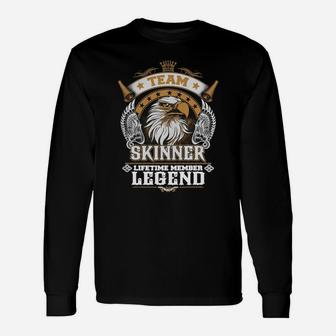 Skinner Team Legend, Skinner Tshirt Long Sleeve T-Shirt - Seseable